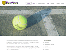 Tablet Screenshot of matchmakertennis.com